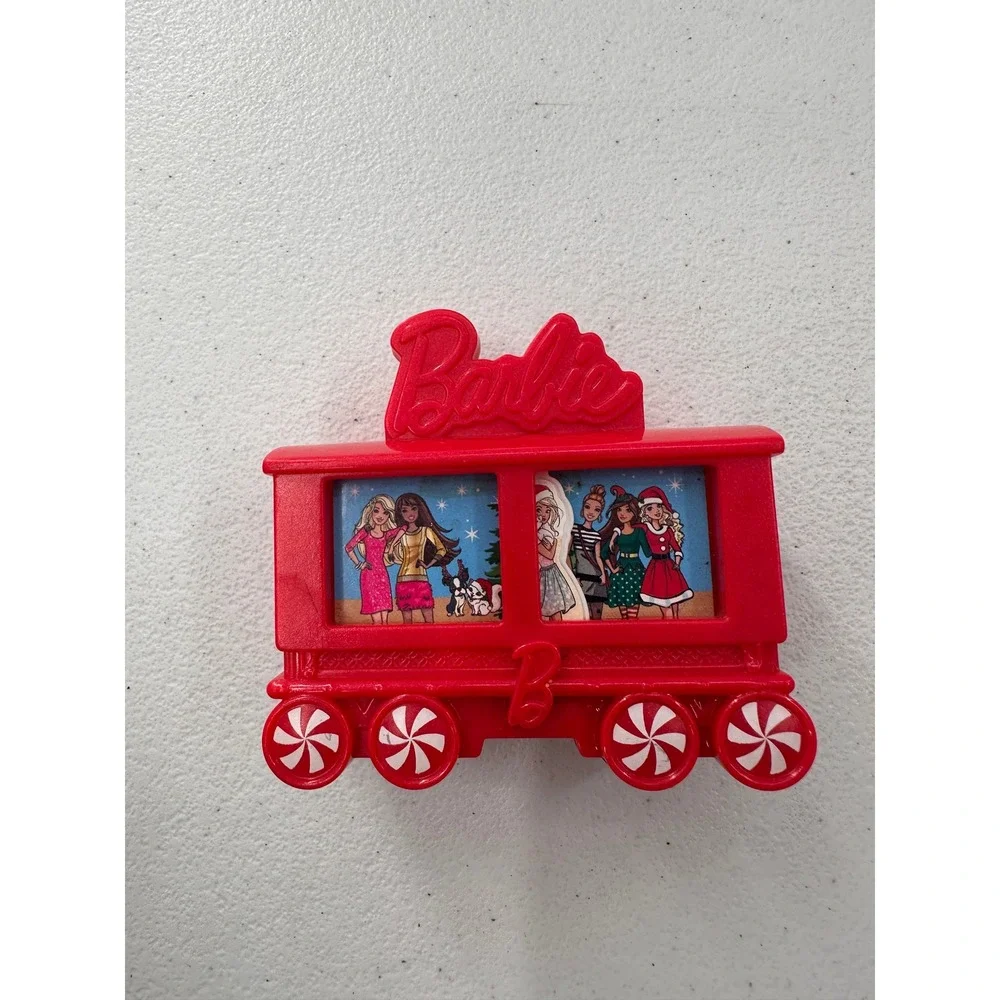 McDonalds Happy Meal Holiday Express Train Lot 2017 Barbie Hot Wheels Sing Toy